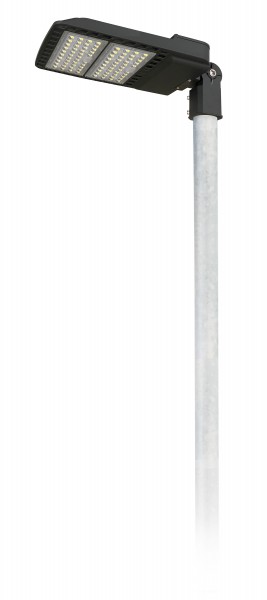 250 W LED Flutlicht 12m Mast Komplett Set Reitplatz, Golfplatz,