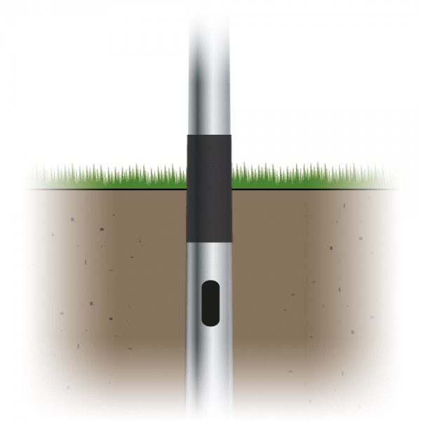 Lichtmast Schrumpfmanschette Korrosionsschutz