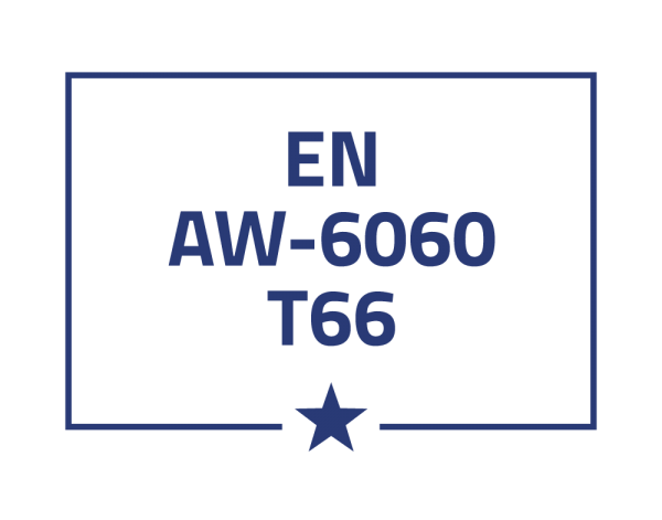 5m Alu Laternenmast - Zopf Ø 76 mm (konisch, Aluminium Lichtmast) Alumast