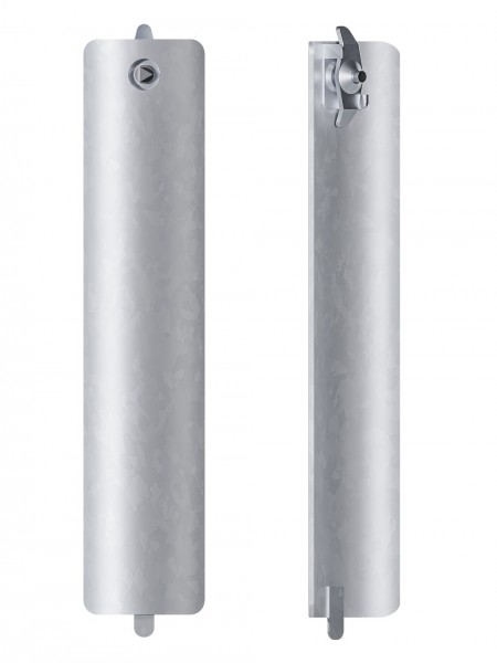 12m Flutlichtmast, verstärkt, Zopf 108 mm, konisch (Windzone 4)