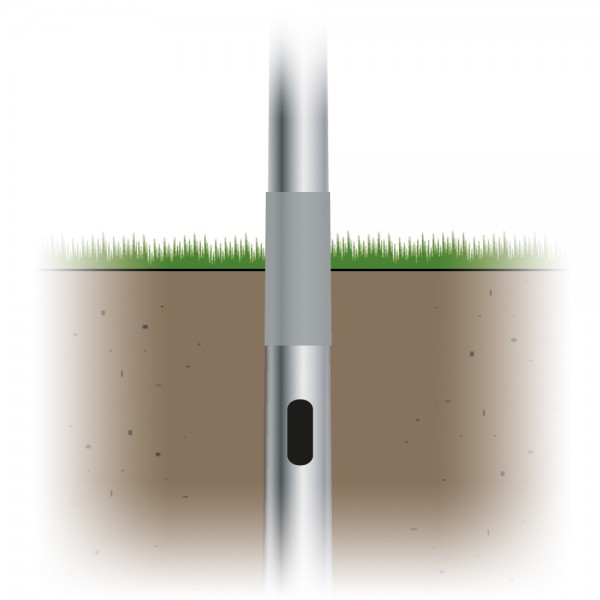 Lichtmast Stahlmanschette